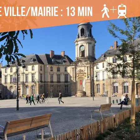 L'agave - Quartier Anatole France アパート レンヌ